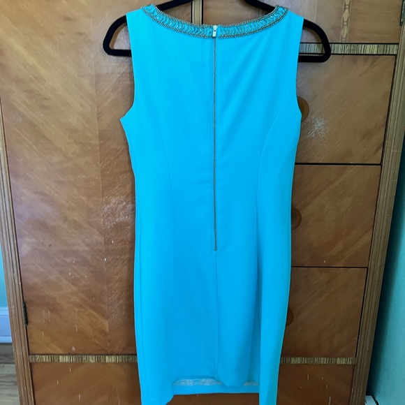 Lilly Pulitzer Women’s Sky Blue Mary Jane Lane Shift Dress with Cut Out - Picture 4 of 15